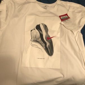 White Nike Air Jordan T-Shirt